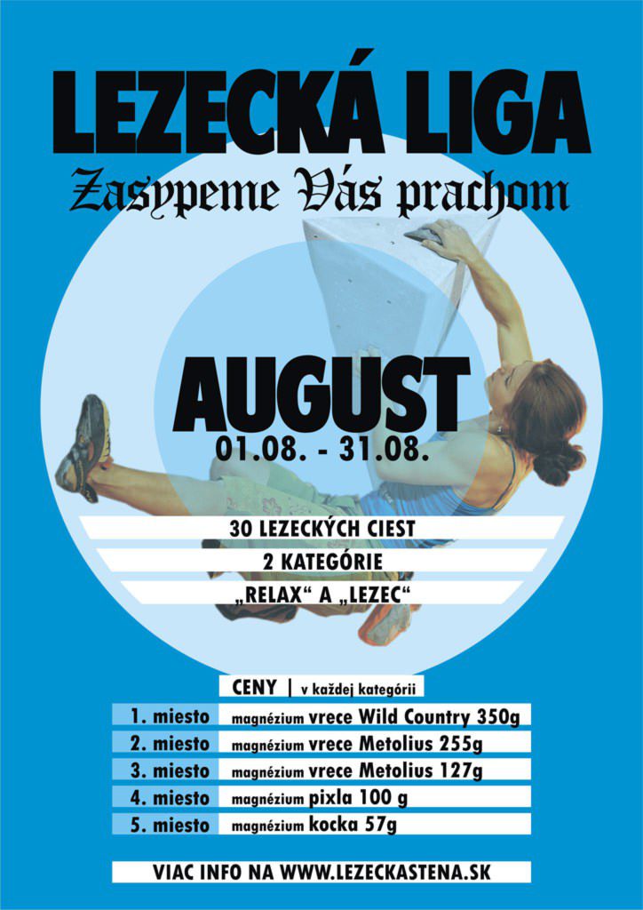 Lezecká liga - AUGUST