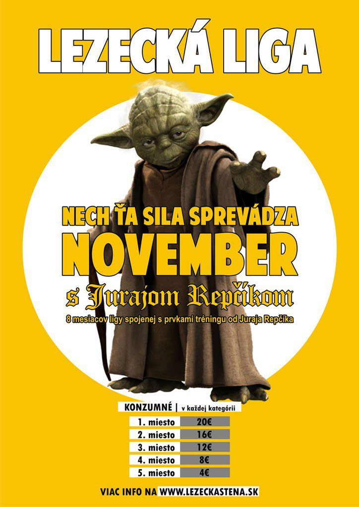 Lezecká liga - November