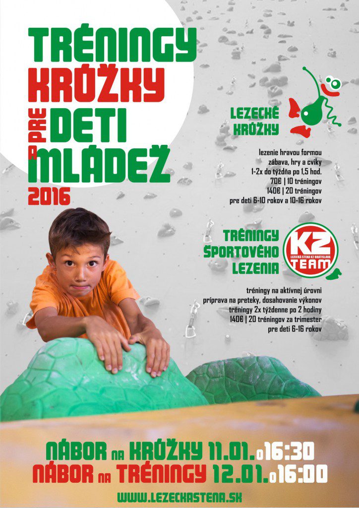 Nábor na detské tréningy a krúžky 2016